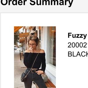 Fuzzy Cropped Sweater